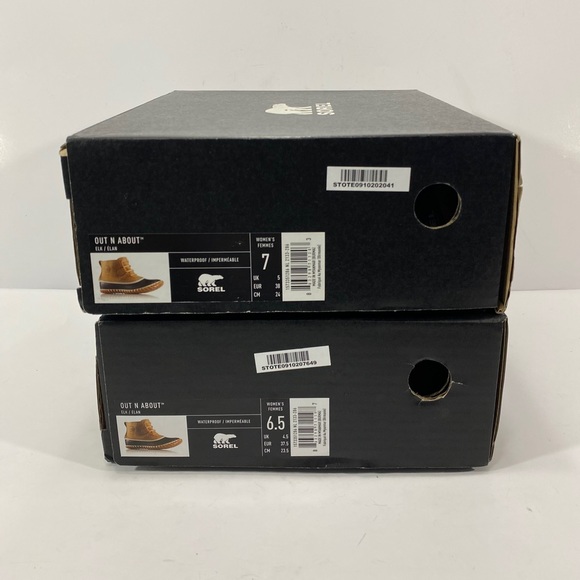 New Sorel Women’s Out N' About Leather Duck Boots - Picture 15 of 15